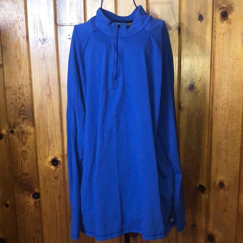 Men’s blue carthartt quarter zip relaxed fit sweatshirt size XL carhartt force